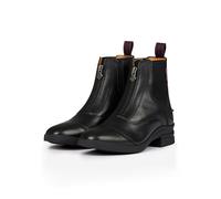 LeMieux Botas infantiles de piel con cremallera para niños, color negro, talla 3