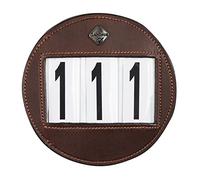 Lemieux Bridle Number Holder Road Distressed Brown Competiton Holders, Unisex-Adult, One Size