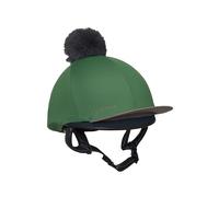 LeMieux Classique - Gorro de equitación de seda, color verde cazador