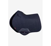 LeMieux Close Contact - Almohadilla Cuadrada de Gamuza para sillín de Caballos, Equipo y Accesorios de equitación Ecuestre (Azul Marino, Grande)