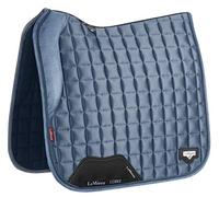LeMieux Loire Memory Satin Dressage Square Ice Blue Saddle Pad, Unisex-Adult, Large