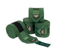 LeMieux Loire Satin Polo Bandages Hunter Green Set of 4, Unisex-Adult, Large