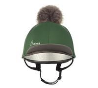 LeMieux Pom Hat Silk Hunter Green, One Size Unisex-Adult