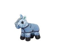 LeMieux Tiny Pony Sam - Abrigo gris suave - Tamaño de bolsillo a partir de 3 años - Incluye alfombra de forro polar Tiny Pony