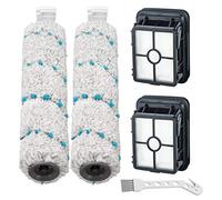 Lemige Paquete de 2 rollos de cepillo multisuperficie 2787 y 2 filtros de vacío 1866 para aspiradoras Bissell CrossWave Max 2554 2590 2593 2596 para aspiradoras HydroSteam 35151 3515 35152 3513 3518