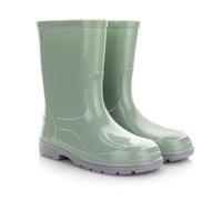 LEMIGO Botas de Goma impermeable Para Niños (Menta, 35)