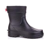 LEMIGO Botas de goma ligeras cortas Eva forradas Denver 765 (46, negro)
