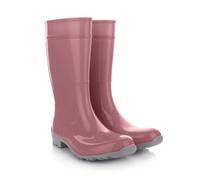 LEMIGO Botas de Goma para Mujer Botas de Lluvia Altas Impermeables Zapatos de Jardín 967 Ilse (Rosa polvo, Sistema tallas calzado EU, Adulto, Números, mediano, 40)