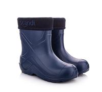 LEMIGO Botas de Lluvia Para Niños con Aislamiento de Fieltro Cálido Negro Azul Rosa 24-37 EU (Azul Marino (inscripción monocolor), numeric_33)