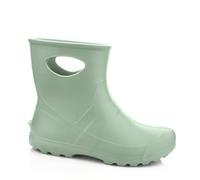 LEMIGO Botas de lluvia unisex para jardín, muy ligeras, de goma EVA, para mujer y hombre, talla 36-47 EU, menta, 36 EU
