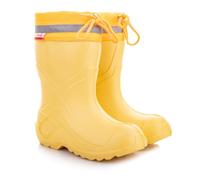 LEMIGO EVA Botas de Lluvia Para Niños Botas de Agua Ligeras Amarillo Azul Rosa 24-37 (Amarillo, numeric_26)