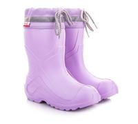 LEMIGO EVA Botas de Lluvia Para Niños Botas de Agua Ligeras Amarillo Azul Rosa 24-37 (Rosa, numeric_28)