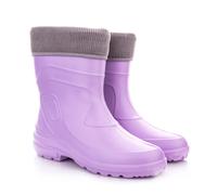 LEMIGO Jessy Botas de goma forradas para mujer EVA ligeramente impermeables...