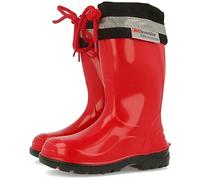 Lemigo Kim Botas Wellington para niños y niñas, Red, 32 EU
