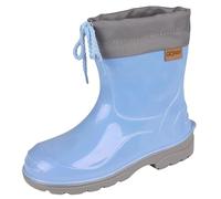 LEMIGO KIMMY Botas de agua para niños con cierre - botas de lluvia impermeables con suela antideslizante, azul (Azul, Sistema tallas calzado EU, Niño (0-5 años), Hombre, Números, mediano, 24)