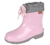 LEMIGO KIMMY Botas de agua para niños con cierre - botas de lluvia impermeables con suela antideslizante, rosa (Rosa, Sistema tallas calzado EU, Niño (0-5 años), Mujer, Números, mediano, 24)