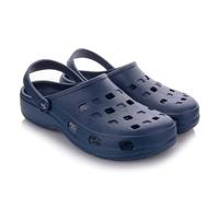 LEMIGO Lemigoose - Zuecos ligeros de jardín para hombre y mujer, azul marino, 46 EU