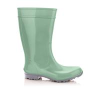 LEMIGO Botas de Goma para Mujer Botas de Lluvia Altas Impermeables Zapatos de Jardín 967 Ilse (Menta, Sistema tallas calzado EU, Adulto, Números, mediano, 40)
