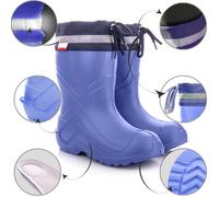 LEMIGO Niños Botas de Goma EVA Superligeras Puño Cálido Impermeable...