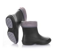 LEMIGO Zapatos de trabajo superligeros antideslizantes para mujer de caucho con forro y plantillas adicionales 36-41 EU (Negro, Sistema tallas calzado EU, Adulto, Números, mediano, 36)