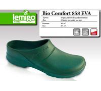 LEMIGO Zuecos ligeros de Eva para jardín, Bio Comfort (43, verde)