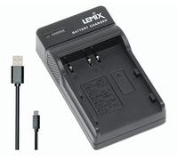 Lemix (ENEL3) Cargador USB Ultra Slim para baterías Nikon EN-EL3 / Fujifilm NP-150 & Olympus BLM-5 y para Modelos (enumerados a continuación) Nikon, Fuji, Olympus, Minolta, Samsung & Pentax …
