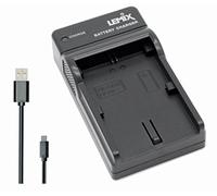 Lemix (LPE6) Cargador USB Ultra Slim para baterías Canon LP-E6 / LP-E6N para Modelos (enumerados a continuación) Canon Serie EOS