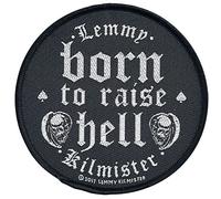 Lemmy - Motorhead Lemmy Kilmister - Born to raise hell Unisex Parche negro-blanco 100% poliéster