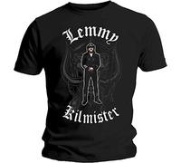 Lemmy - T-Shirt # S Black Unisex # Memorial Statue