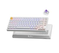 Lemokey P1 HE 75% Teclado de juego mecnico personalizado inalmbrico con interruptores magnticos de doble riel Gateron Versin de perilla QMK 2.4 G