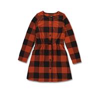 Lemon Beret Teen Girls Dress Vestido Casual, Rojo (Picante), 12 años para Niños