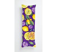 Lemon Body Pillow Case Cover 50x135cm, Long Backrest Cushion Pillow Protector with Zipper, Decorative Bedding Pillowcase, Soft Body Pillow Cover for Couch Bedroom Fruit