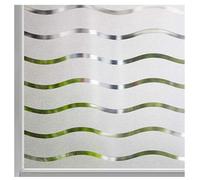 LEMON CLOUD Vinilos Ventanas, Privacidad Estática Autoadhesiva Translúcido Anti UV Decorativos Oficina Cocina - 60x400 CM, Ondas