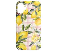 Lemon Fruit Summer Floral Citrus Vintage Pink Cute Carcasa para iPhone 16 Plus