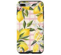 Lemon Fruit Summer Floral Citrus Vintage Pink Cute Carcasa para iPhone 7 Plus/8 Plus