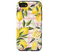 Lemon Fruit Summer Floral Citrus Vintage Pink Cute Carcasa para iPhone SE (2020) / 7 / 8