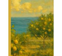 Lemon Grove Composition Notebook: Vintage Yellow Aesthetic for School or Work: 110 College-Ruled Pages with Left Margin - 7.5 x 9.25" Lined Softcover Notebook for Students, Writers & Nature Lovers