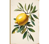 Lemon Journal: A Fresh Lined Notebook for Daily Thoughts, Notes & Bright Ideas | 6" x 9", 120 Pages