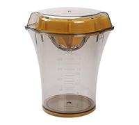 Lemon Juicer, Citrus Orange Squeezer, 5.91x5.31 Inches Compact Size Portable Multifunctional Handheld Press, Built in Scale Spout, Kitchen Juice Extractor for Drinks, Marinade, Smoothies