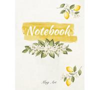 Lemon Lover’s Notebook: Bright & Fun Citrus Journal: 100 Lined Pages for Notes, Thoughts, and Ideas - 8.5 x 11 inches, Perfect for School, Work, or Home