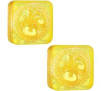 Lemon Odor Eliminating Soap,Turmeric Odor Eliminating Soap,Lemon Loofah Essential Oil Soap,natural soap bar for Women,for Sensitive Dry Skin (2pcs)