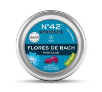 Lemon Pharma Flores de Bach Pastillas N°42 Confianza | Bio & vegano | Original según Dr. Bach | Para confianza, valor y seguridad interior | Sabor arándano | Sin azúcar | 50 g