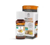 Lemon Pharma GINJER® Forte Gotas de Jengibre Bio, 20 ml - extracto líquido orgánico de jengibre, vegano, sin alcohol y sin azúcar, ideal para infusiones de jengibre, agua de jengibre o para cocinar