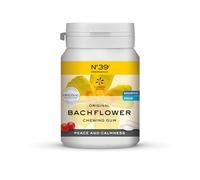 Lemon Pharma N°39 Chicle Flores de Bach Peace and Calmness Original según Dr. Bach vegano sin azúcar sin alcohol para calma y tranquilidad 60 g