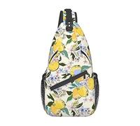 Lemon Sling Bag, Chest Bag Daypack, Crossbody Sling Mochila para Viajes, Deportes, Correr, Senderismo