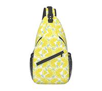 Lemon Sling Bag, Chest Bag Daypack, Crossbody Sling Mochila para Viajes, Deportes, Correr, Senderismo