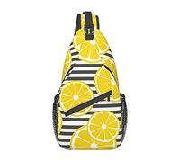 Lemon Sling Bag, Chest Bag Daypack, Crossbody Sling Mochila para Viajes, Deportes, Correr, Senderismo