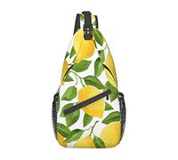 Lemon Sling Bag, Chest Bag Daypack, Crossbody Sling Mochila para Viajes, Deportes, Correr, Senderismo