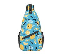 Lemon Sling Bag, Chest Bag Daypack, Crossbody Sling Mochila para Viajes, Deportes, Correr, Senderismo