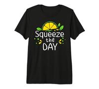 Lemon Squeeze The Day Sign,When Life Gives You Lemons Coffee Camiseta Premium
